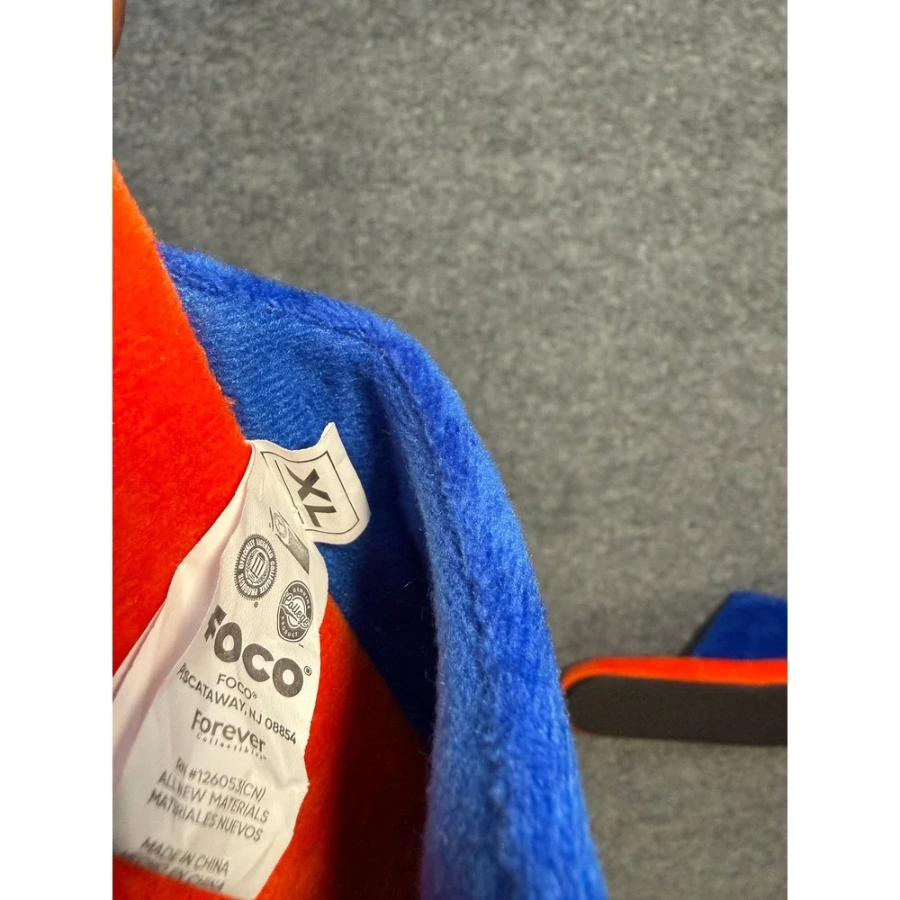 FOCO Florida Gators‎ Mens XL Blue Orange Plush House Scuff Slippers NCAA UF
